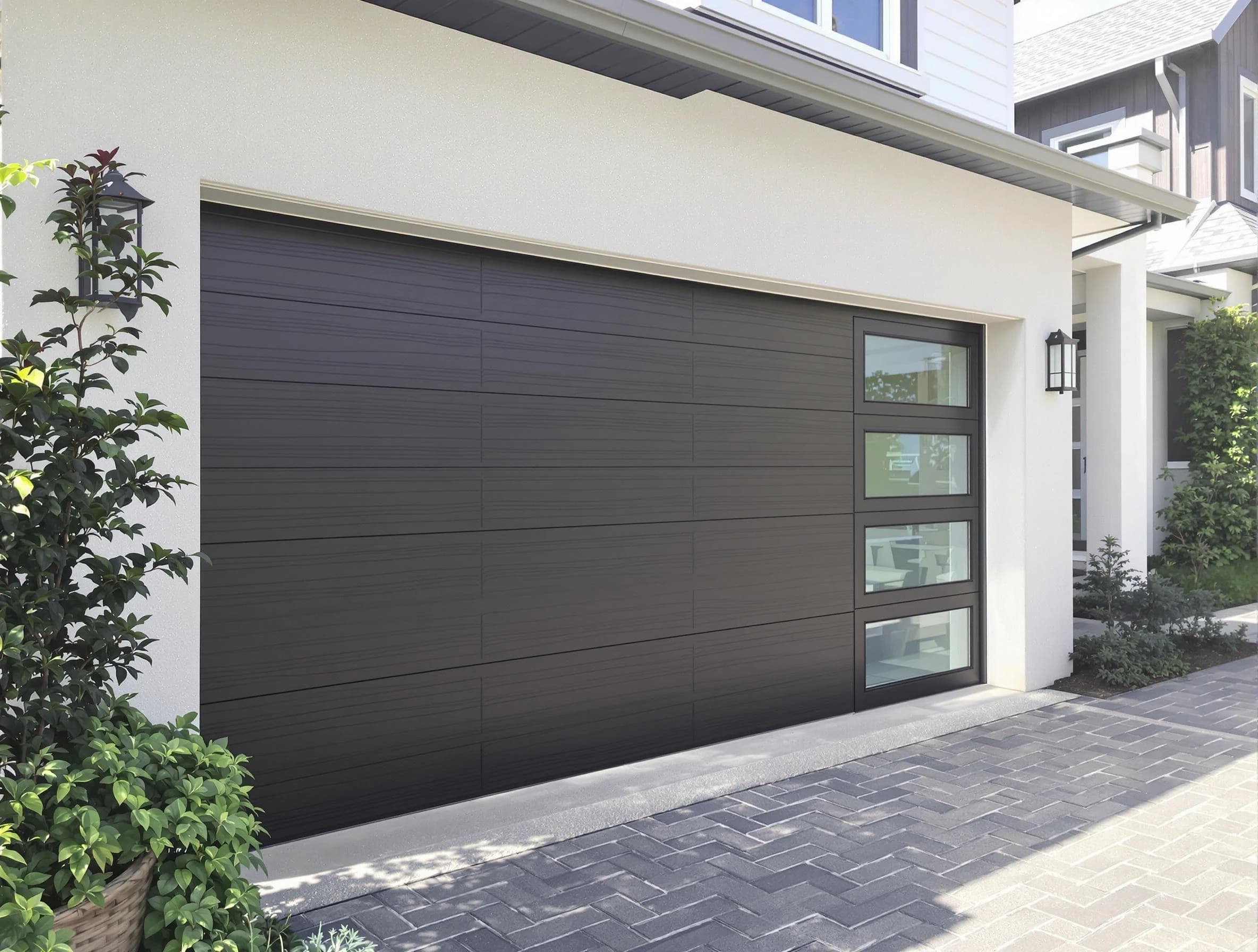 Custom garage door installation by Hampton Garage Door Repair in Hampton